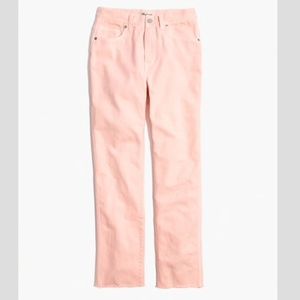 NWT Madewell Garment Dyed Straight leg Jeans